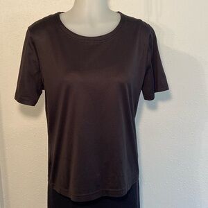 Brooks Brothers Cotton Black Crew Neck T-Shirt Large